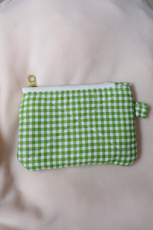 Plaidfully Green Pocket Cutie Wallet