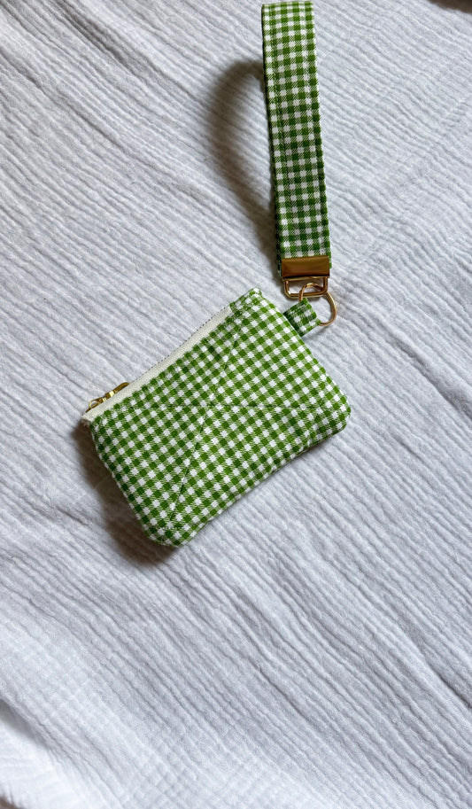 Plaidfully Green Pocket Cutie Wallet