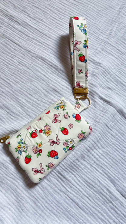Strawberry Field Pocket Cutie Wallet