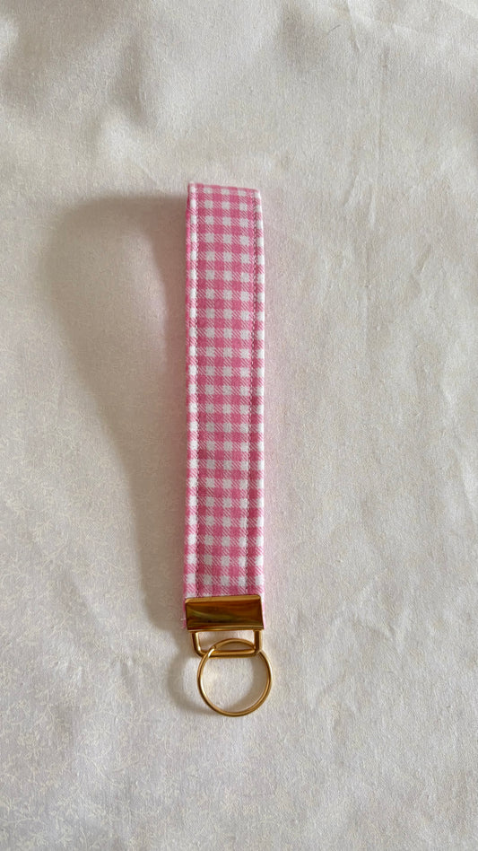 Plaidfully Pink Keychain Wrislet